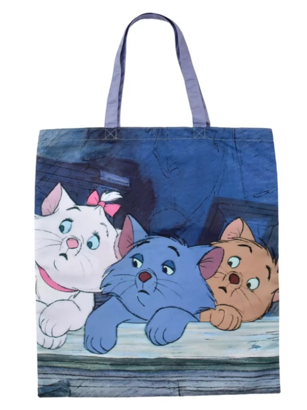 Disney Store Japan Aristocats Marie Berlioz Toulouse Foldable Eco Tote Bag NWT - Picture 2 of 10